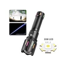 Ps-9954 30w Zoomlu Led Özellikli Şarjlı Profesyonel El Feneri