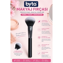 Profesyonel Makyaj Fırçası Pudra, Allık Ve Aydınlatıcı Uygulama Fırçası