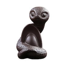 Suntek Çay Evcil Hayvan Dekoratif Ev Dekoru Yılan Heykeli Mor