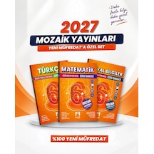 Mozaik Yayınları 6. Sınıf Türkçe-matematik-sosyal Bilgiler Soru Bankası Seti 3 Kitap