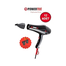 Powertec TR-901 Turbo Profesyonel Saç Kurutma Makinası Siyah 12'li