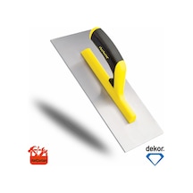Dekor Alçı Malası Yay Çeliği 35 CM Açık Sap