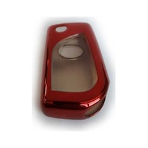 Toyota Corolla Uyumlu Plastik Anahtar Kılıfı Koruma Kabı Kırmızı