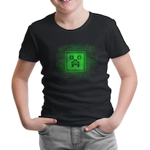 Minecraft 2 Siyah Çocuk Tshirt