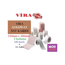 Goldway Nst Kagıdı 110 Mm X 100 Mm Z Katlama 100 Sayfa X 10 Adet