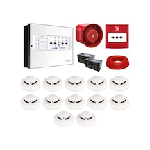 Mavigard Maxlogic 12 Li Konvansiyonel Yangın Alarm Seti 100 Metre Kablo Dahil