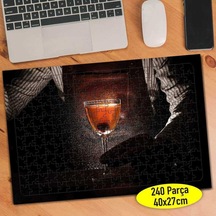 Kokteyl Hazırlayan Barmen 240 Parça Puzzle Yapboz-112759073