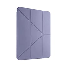 Newface - 793 - Samsung Galaxy Uyumlu X910 Tab S9 Ultra 14.6 Kılıf Kalemlikli Mars Tablet Kılıfı - Novapazr - - Lila