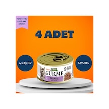 Gurme Soslu Tavuklu Yavru Kedi Yaş Maması 4 X 85 Gr