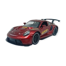Sesli Işıklı Spor Araba 15 Cm - 3291d - Kırmızı - 1 Adet - Elm-01-758320 Çok Renkli