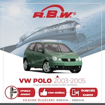 RBW Volkswagen Polo 2003 - 2005 Ön Muz Silecek Takım