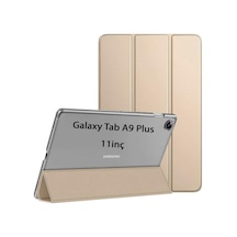 Samsung Galaxy Tab Uyumlu A9 Plus X210 X213 X215 X217 Kılıf Pu Deri Smart Standlı Case