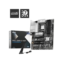 MSI Pro Z890-S WIFI Intel Z890 8600 MHz (OC) DDR5 Soket 1851 ATX Anakart