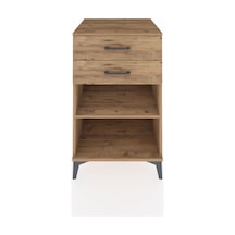 Kronos Komodin Tek Raflı 2 Çekmeceli 60x59x96 Çam-çam Atlas Çam
