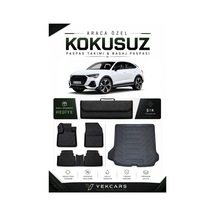 Audi Q3 2022 Model Aracınıza Özel 4d Karbonlu Kauçuk Paspas Takımı Ve Bagaj Havuzu
