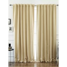 Evdepo Home Blackout Karartma Fon Perde Bej
