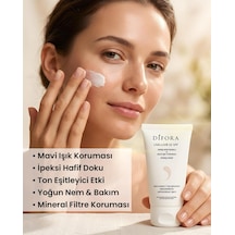 Spf50+ Leke Karşıtı Aydınlatıcı Ton Eşitleyici Nemlendirici Mineral Filtreli Renkli Güneş Kremi 50ml