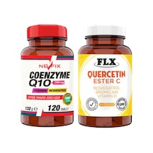 Nevfix Coenzyme Q10 120 Tablet & Kuersetin Ester C 60 Tablet