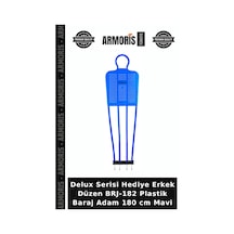 Delux Serisi Hediye Erkek Düzen Brj-182 Plastik Baraj Adam 180 Cm Mavi