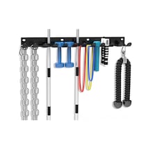 Fitness Duvar Askı Aparatı - Fitness Aparatları Olimpik Bar Direnç Lastiği Depolama Standı - Rack