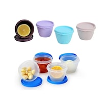 Moonstarr Kitchenware Micro Plus 4'lü Limon Ve Sarımsak Kutusu - Asorti Çok Renkli