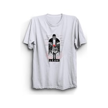 Stoned&Fame Unisex Beyaz Leon Sevginin Gücü Baskılı T-shirt Beyaz