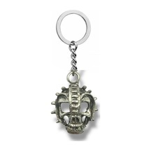 Miğferli Kuru Kafa Anahtarlık Askeri Temalı Gotik Metal Unisex Aksesuar