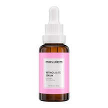 Maruderm Retinol%0.5 Cilt Yenileyici Bakım Serumu Besleyici Bitkisel Yağlar & Seramid İle İnce Çizgi Karşıtı Yüz Serumu, 30 Ml