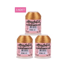 3 Adet Altınbaşak Oya Ve Dantel İpi 20 Gr - Royaleks - No: 041
