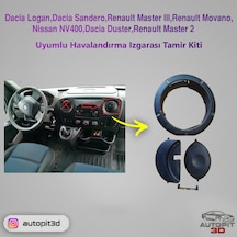 Dacia / Renault / Nissan Uyumlu Havalandırma Izgarası Tamir Kiti Havalandırma Izgarası Tamir Kiti