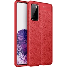 Cosmotex Newface Samsung Galaxy S20 Fe Kılıf Auto Focus Kapak - Kırmızı