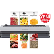 Küchen Pratic VS6310 Ev Tipi Elektrikli Vakum Makinesi - 10 Adet Vakum Poşeti Hediye