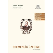 Egemenlik Üzerine / Jean Bodin