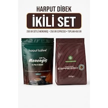 İkili Set 200 Gr Sütlü Toz Menengiç Kahvesi + 250 Gr Espresso Premium Blend Diğer