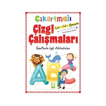 Çıkartmalı Çizgi Çalışmaları Harflerle İlgili Aktiviteler - Rxlu-595293