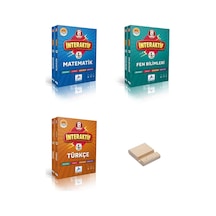 Lgs 8. Sınıf İnteraktif Matematik Fen Bilimleri Ve Türkçe Soru Kütüphanesi 3lü Set