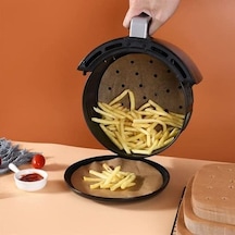 Ayrex Orret Home 100 Adet Air Fryer Pişirme Kağıdı Tek Kullanımlık Hava Fritöz Yağ Geçirmez Yapışmaz Gıda Pi