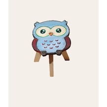 Baykuş El Yapımı Çocuk Taburesi