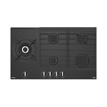 TommaTech TAO9001BG 90 CM Ankastre Gazlı Cam Ocak