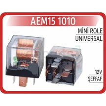 Mini Role 12v Şeffaf 25 Adet
