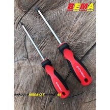 Bema Pz1x100 Ph0x100 Yıldız Tornavida İnce Yıldız Tornavida