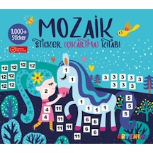 Mozaik Çıkartma Kitabı - Turkuaz - Ybve-728256