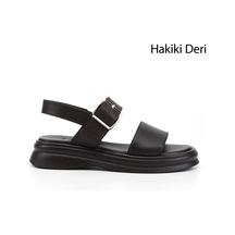 Gönderi(R) Gönderi R Kadın Kahve Antik Tokalı Bantlı Hakiki Deri Sandalet Dyza75645261 Kahverengi