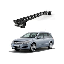 Trio-ıı Opel Astra Kombi 2004-2012 Uyumlu Siyah Kilitli Ara Atkı 120cm Port Bagaj Tavan Barı