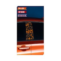 Araç Kapı Direk Kaplama Folyosu Minyonlar Desenli Sağ Sol Takım 2 Adet - 22x50 Cm Görsel - 785710704