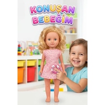 Alya Türkçe Konuşan Etkileşimli Eğitici Oyuncak Bebek 40 Cm Kafası Ve Kolları Et Bebek 1