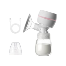 Geeksen Taşınabilir Elektrikli Göğüs Pompası - 2 Mod, 9 Emme Seviyesi, Sessiz Çalışma, 180ml Biberon