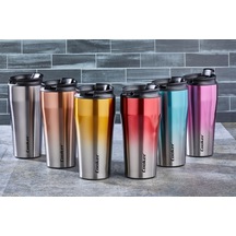 Ckr-2049 400ml.çelik Mug Termos Bardak Çift Renk 5705 Çok Renkli