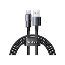 Ca-8180 Usb Typec 6a 7 Renkli Led Işıklı Şarj Data Kablosu