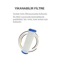 10'' Yıkanabilir Plastik Tortu Su Arıtma Filtresi